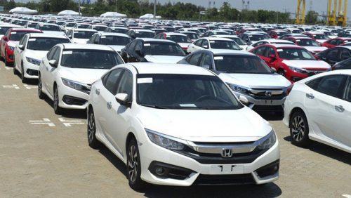 Automobile import of complete units decreased unexpectedly